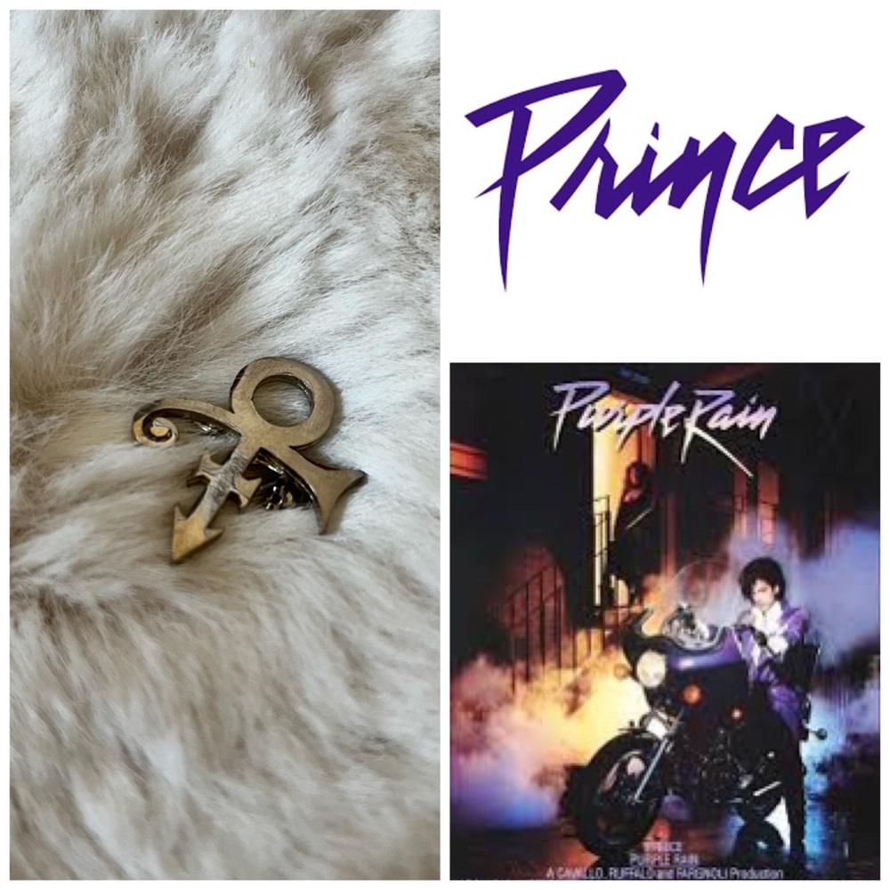 Prince’s “Love Symbol” metal pin *SUPER RARE*